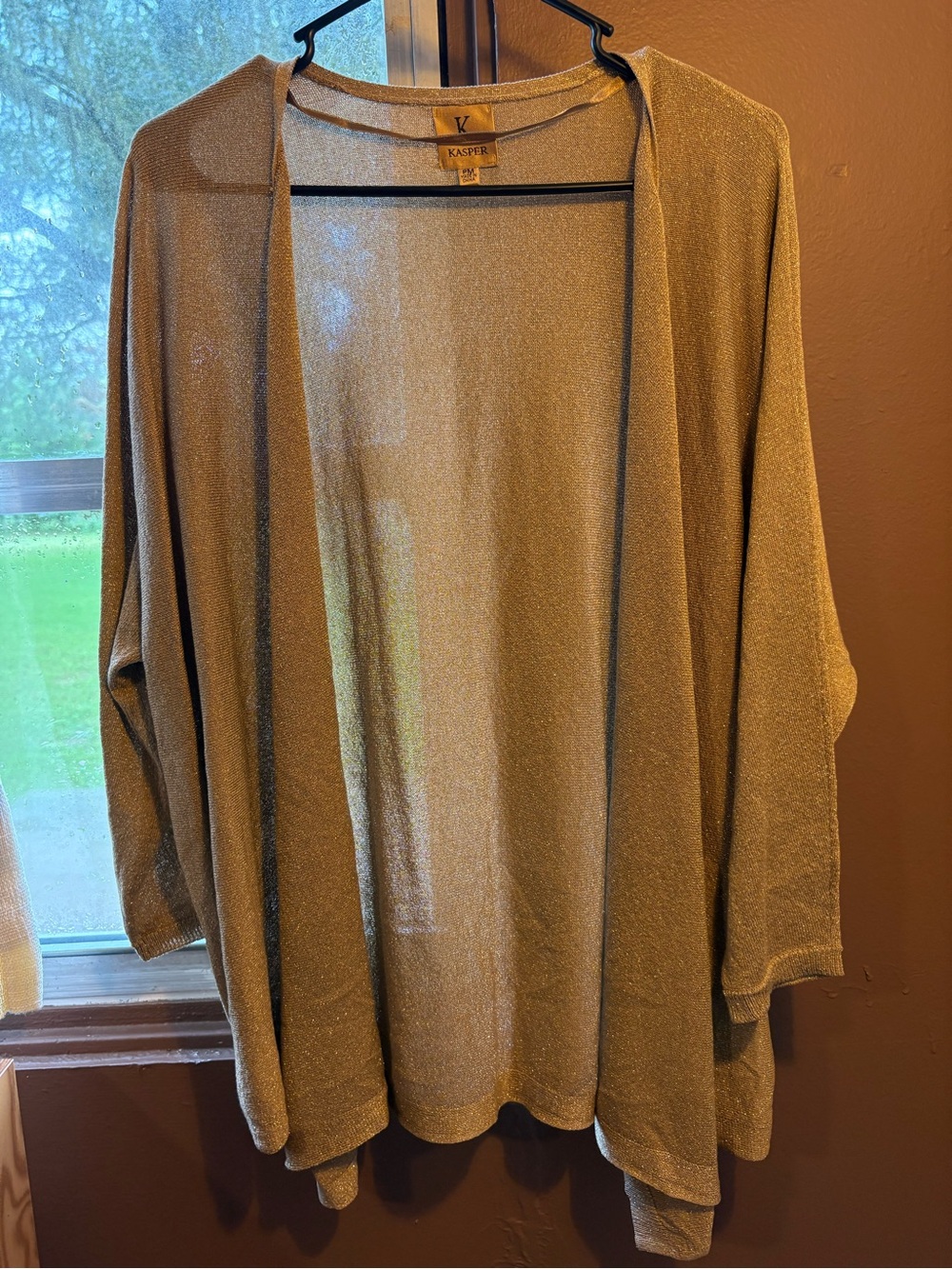 Kasper Metallic Cardigan